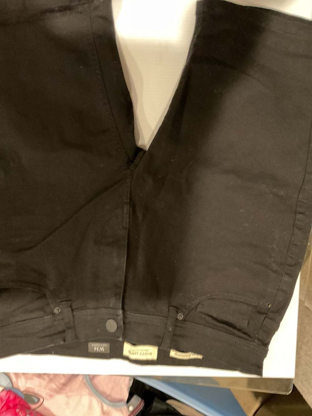 Scott James Black Stretch Denim Slim Fit Jeans Size W34